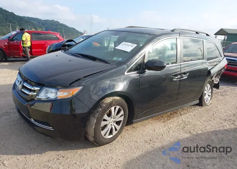 2017 Honda Odyssey Exl from USA, damaged, VIN 5FNRL5H62HB004746